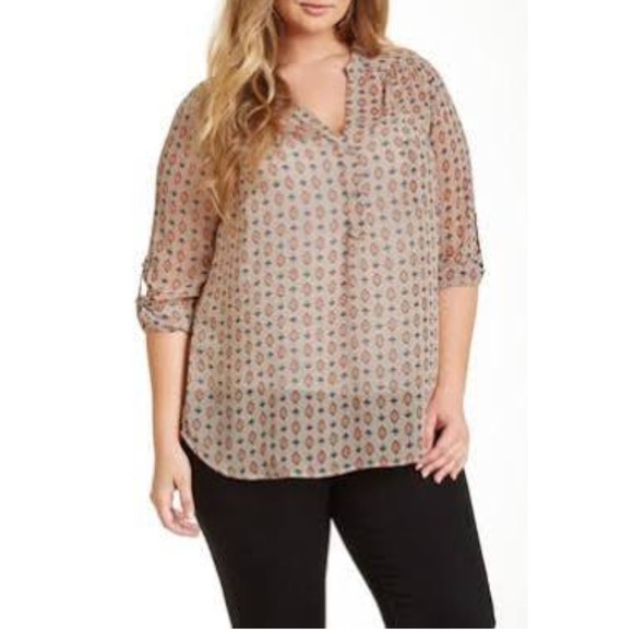 Aztec print Pleione Blouse - Picture 2 of 4