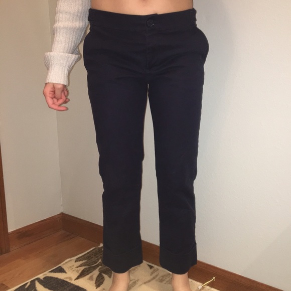 H&M navy blue capris