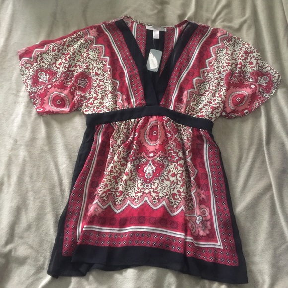 Forever 21 Exotic Blouse Top