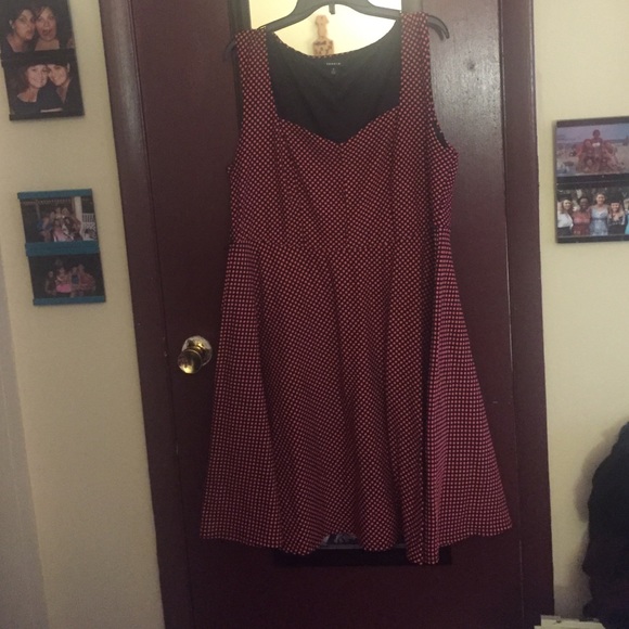 Retro polka dot dress