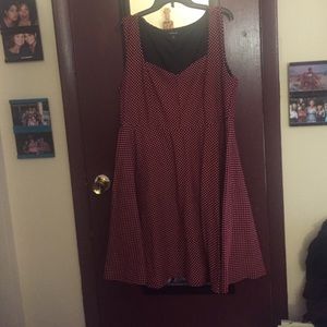 Retro polka dot dress