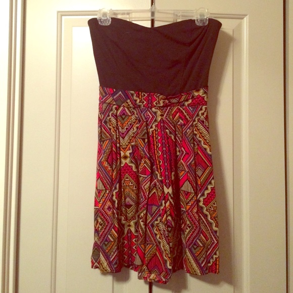 Strapless dress