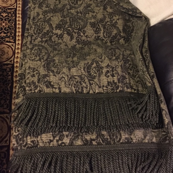 Crazy but beautiful green throw