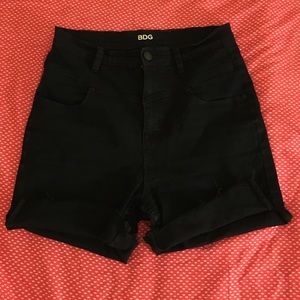 BDG High Rise Seam Jean cutoff shorts
