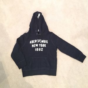 NWT Abercrombie and Fitch hoodie navy blue