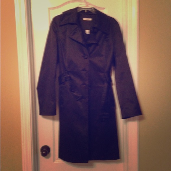 Black trench coat