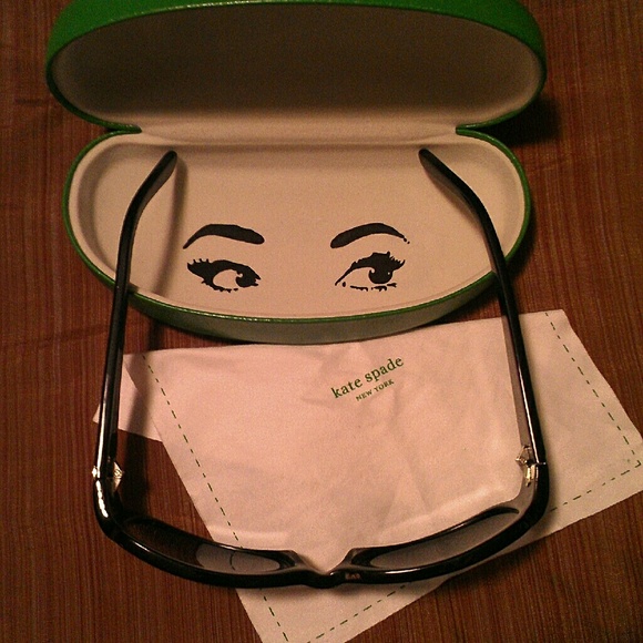 Kate Spade Polarized Black Sunglasses - Picture 2 of 3