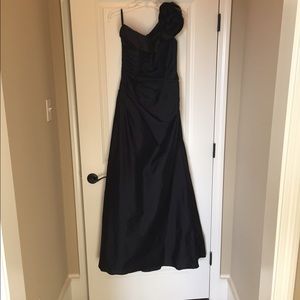 Black floor length formal gown!