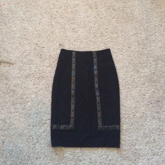 Bebe, black pencil skirt!