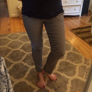 Navy grey white circles merona business/work pants