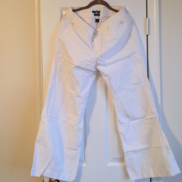 GAP wide leg linen pants