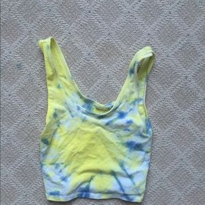 Tie dye crop top