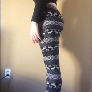 SOFT BLACK & GREY LEGGINGS 💙