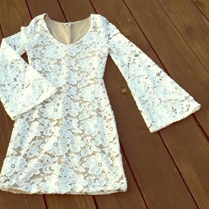 White Lace Dress - Charlotte Russe