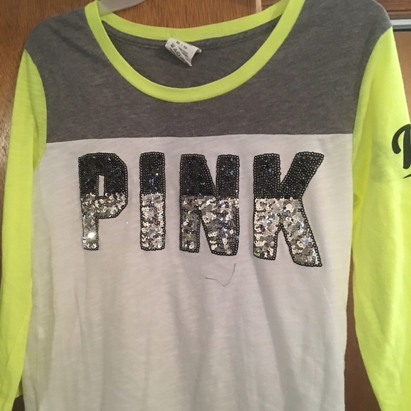 PINK Victoria's Secret Tops - PINK bling shirt