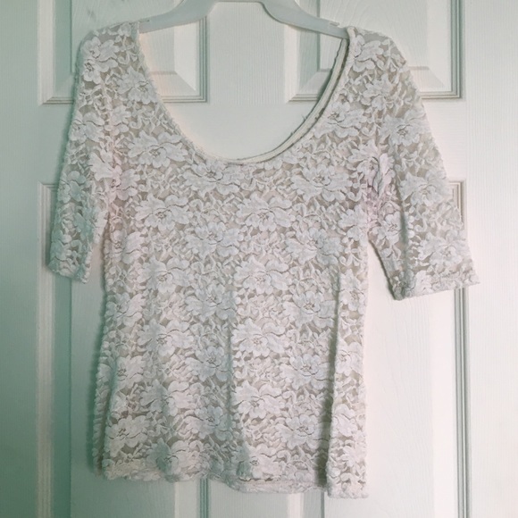 White Lace Shirt