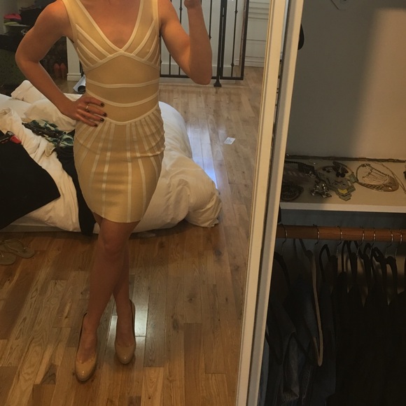 Nude dress