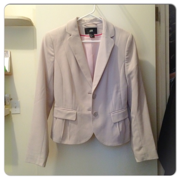 H&M blazer - taupe cream