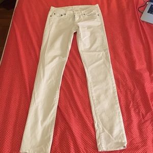 AE white skinny jeans