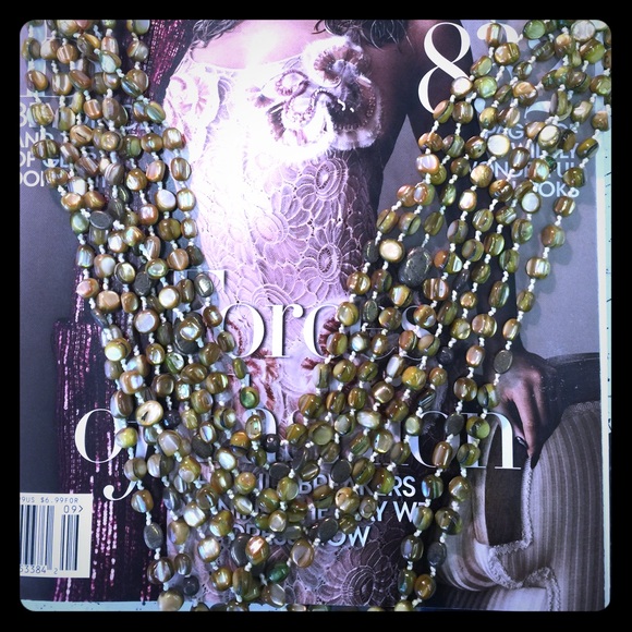 🎈mother of pearl multi strands necklace