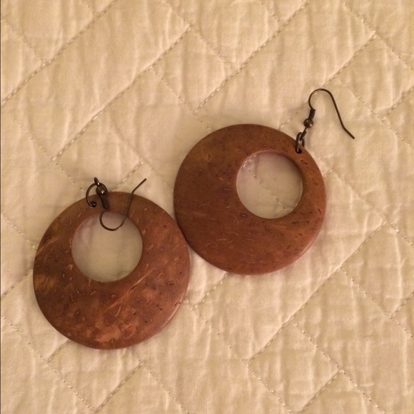 🎉 FREE* Oversized Wooden earrings