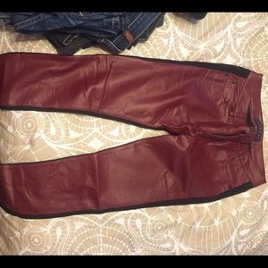 Tinsel burgundy/black pants