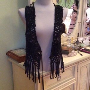 Free people grey vest