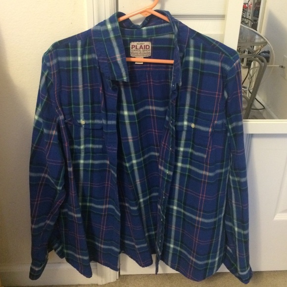 Old Navy XL blue flannel (unworn)