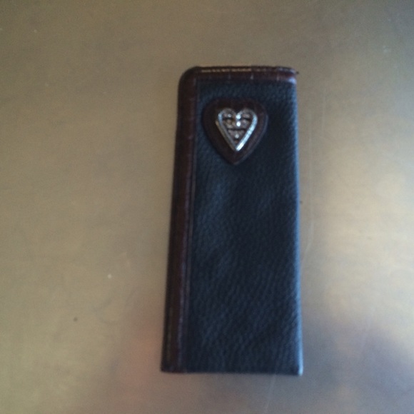 Brighton leather sunglasses case.