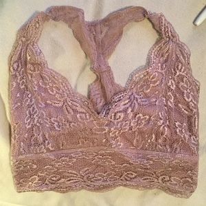 Never worn purple lace bralet!