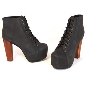 Jeffrey Campbell Black Booties