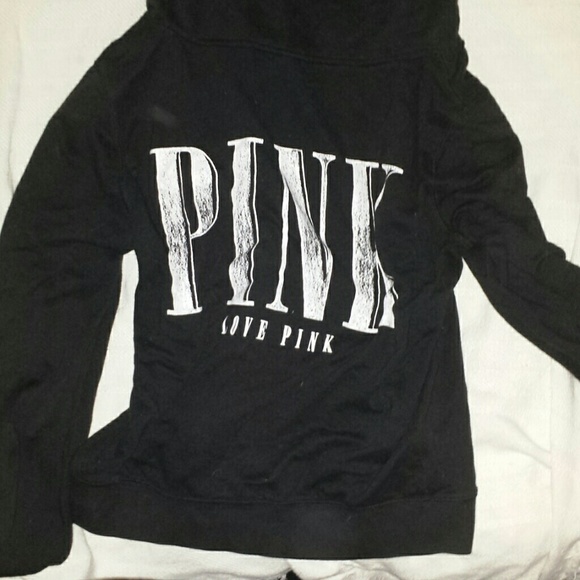 Victoria's Secret M Hoodie black love pink