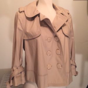 Juicy Couture Double Breasted Cropped Coat-Size L
