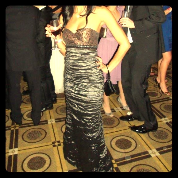 Nicole Miller Evening Gown in Black