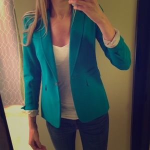 Turquoise blazer