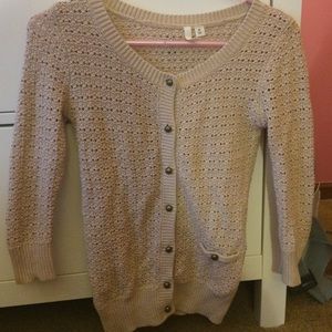 Tan knit cardigan from Nordstrom!