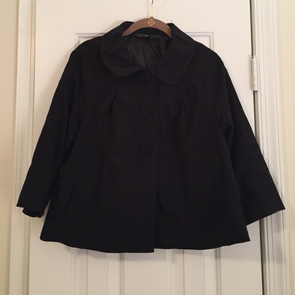 Mossimo Black 3/4 sleeves Jacket
