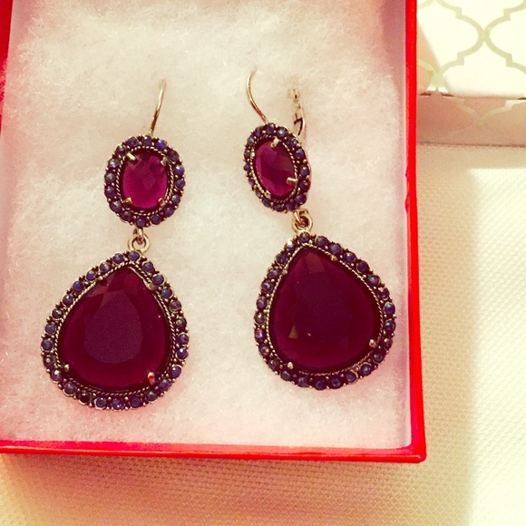 Drop style earrings