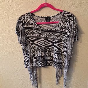 Rue 21 Aztec crop top.