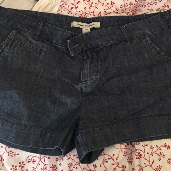 Forever21 denim shorts