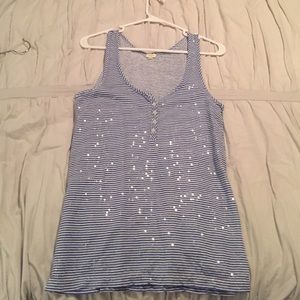 Sparkly J. Crew tank