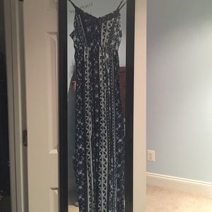 Double slit Maxi dress