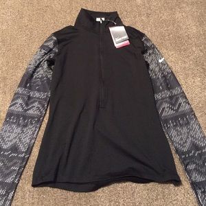 Nike Pro 3/4 zip athletic jacket
