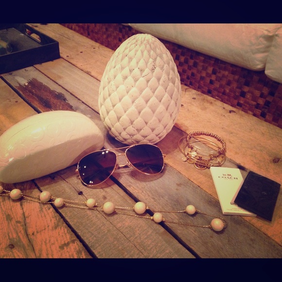 Brand New NEVER WORN! Coach Gold/Tortoise Aviators