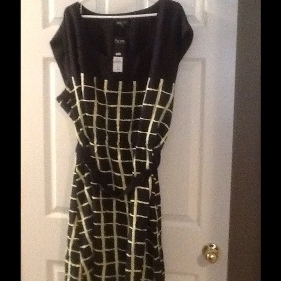 Plus sized belted dress