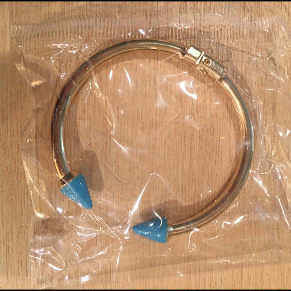 Blue Enamel Spike Bracelet - Picture 3 of 3