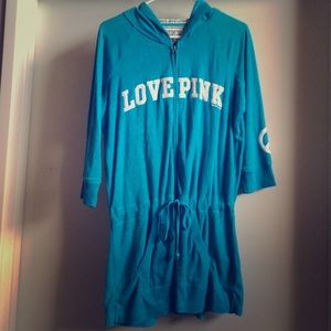 Pink Terrycloth Dress