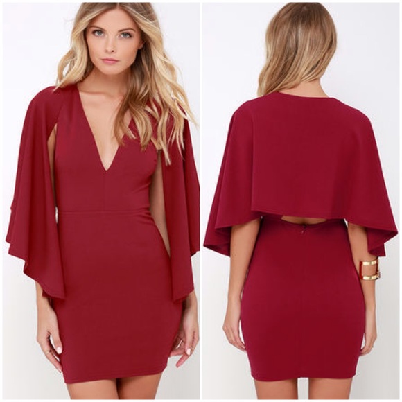 LuLu*s Cape Dress