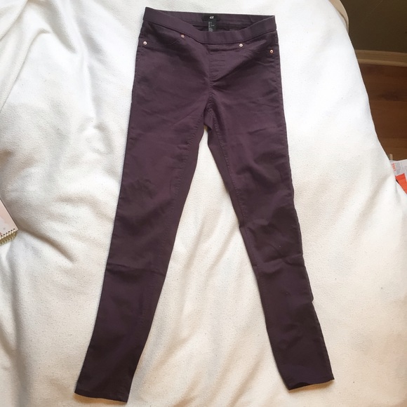 Plum legging pants size 6