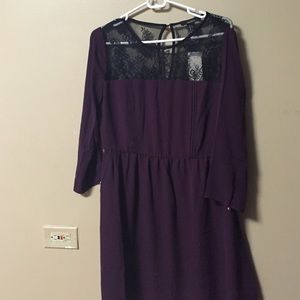 Forever 21 plum dress